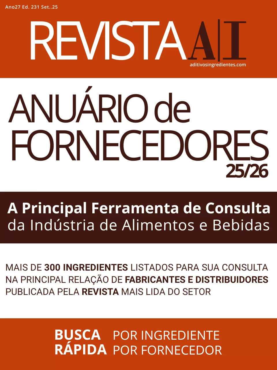 Anuário de Fornecedores 25/26