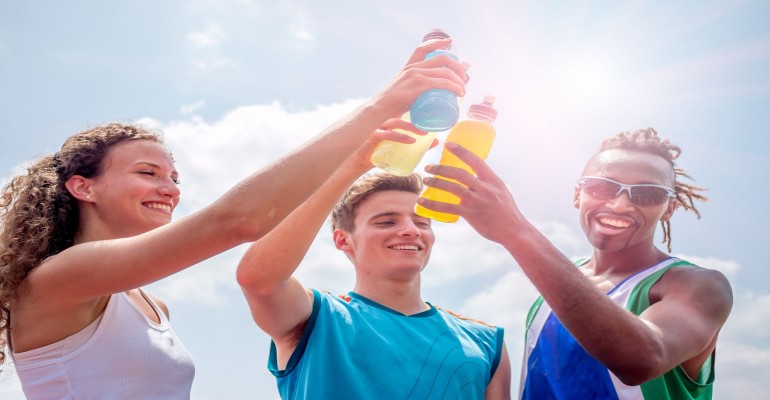 Diversidade no consumo de bebidas esportivas