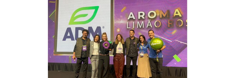 ADM conquista Prêmio Açaí de Ouro com aroma inspirado na memória afetiva do limão rosa tropical
