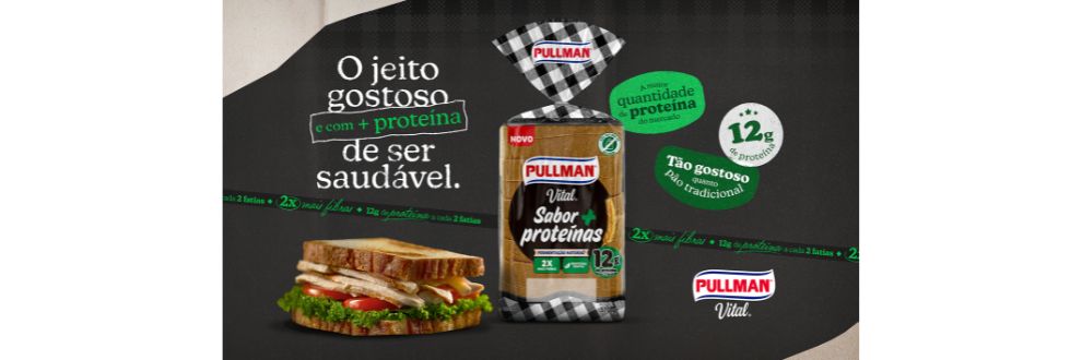 Pullman e Plusvita lançam pão com proteína e avançam na estratégia de saudabilidade